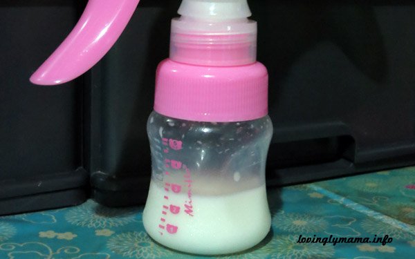 breastfeeding - manually pumped milk