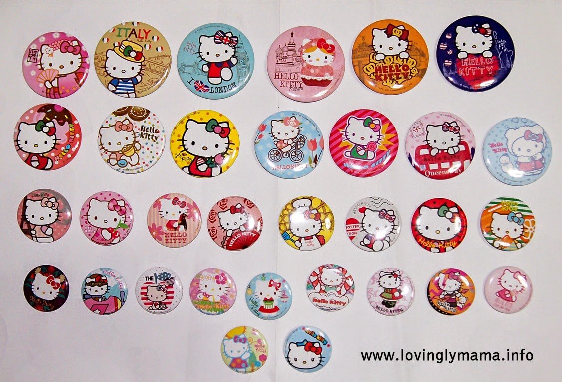 Hello Kitty Around the World Badges