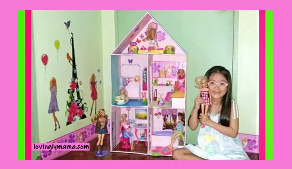 barbie style dolls house