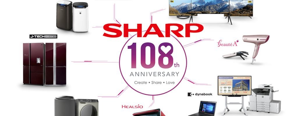 Sharp 108th Anniversary - Sharp Philippines - Sharp Appliances - stay at home - new business - hosts - new innovations
