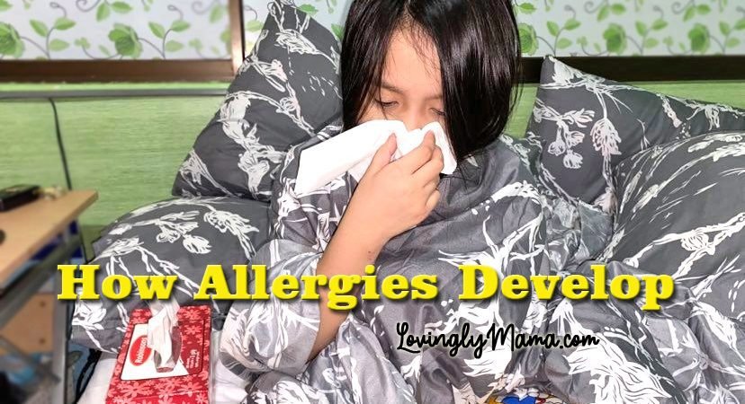 how allergies develop - food allergy - allergic rhinitis - hay fever - sneezing - pollen - dust mites - allergy prevention - allergy management - blowing nose