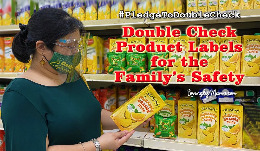#PledgeToDoubleCheck Product Labels for your Family’s Safety