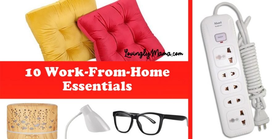 10 work from home essentials - online job - working remotely - work station - stay healthy - Shopee Mall