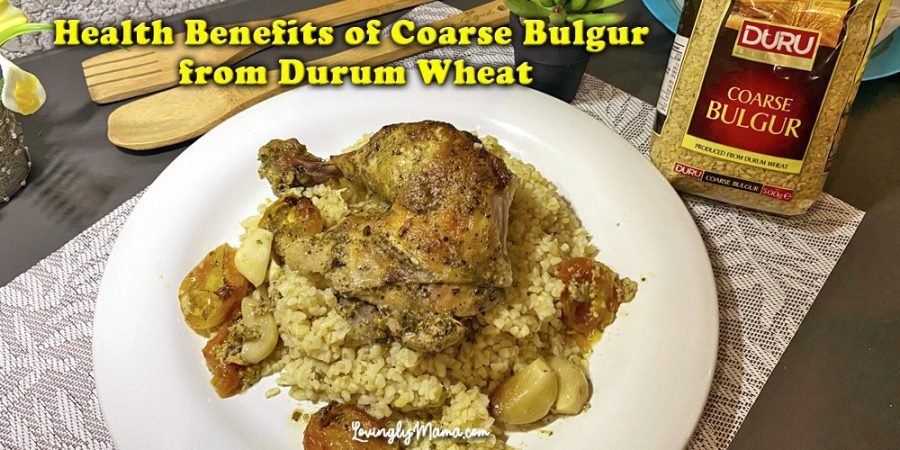 health benefits of coarse bulgur wheat - durum wheat - whole grain - healthy grain - bulgur with pesto chicken - Duru Coarse Bulgur