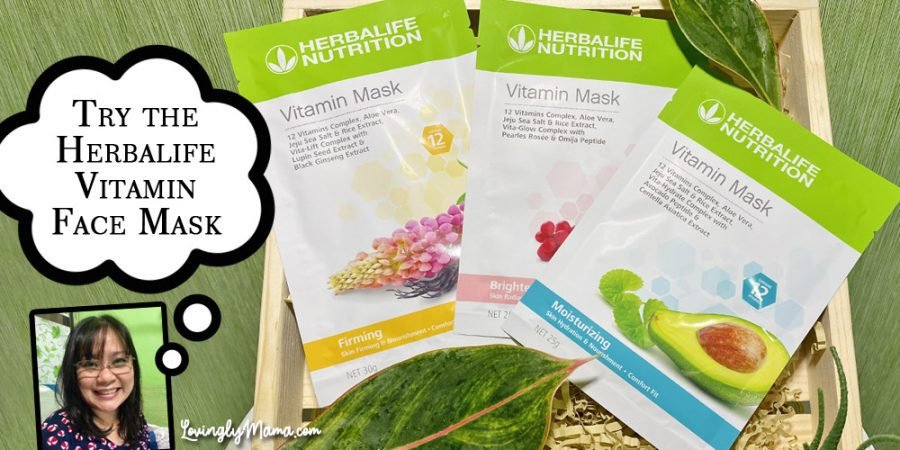 Herbalife Vitamin Face Mask - Herbalife Nutrition - outer nutrition - beauty mask - serum - anti-aging - motherhood