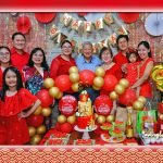 why Chinese people wear red during birthdays - birthday celebration - 80th birthday - angkong - ama- red dress - red balloons
