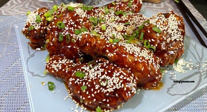 2 Korean fried chicken recipe - sesame seeds - K-Drama - Korean cuisine - soju - serving suggestion
