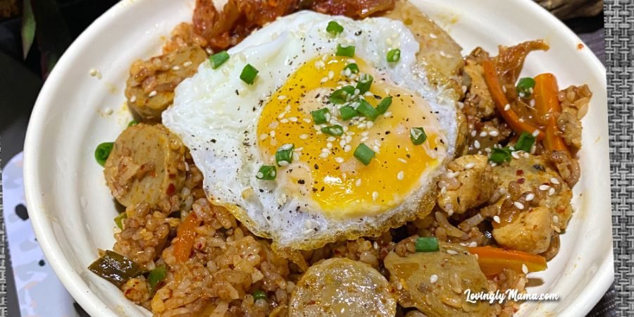 make kimchi fried rice - kimchi fried rice recipe - K-Drama- Korean comfort food - fried and shrimp balls