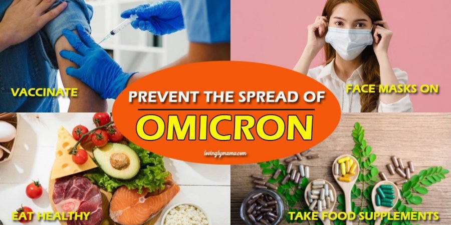 prevent the spread of omicron in your city - Philippines - COVID-19 pandemic- face mask - get vaccinated