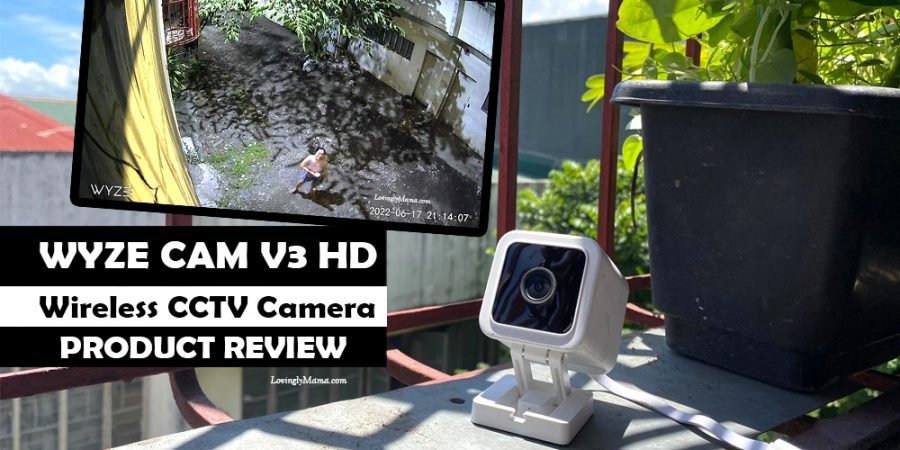 Wyze Cam V3 HD wireless CCTV camera - product review - indoor-outdoor cctv camera - roofdeck - safe home - smart home - top Pinay mommy blogger