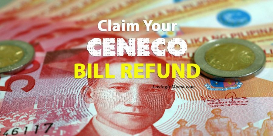 Claim CENECO bill deposit refund - electric bill - money - consumers rights - Philippine pesos - electricity distribution utility - Negros Power - MORE Power - cash