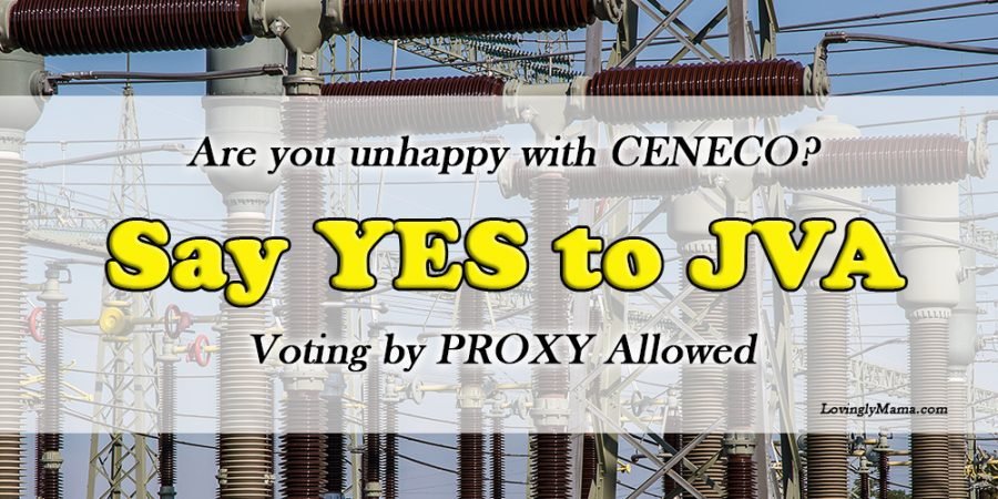 Say YES to JVA - CENECO and Primelectric JVA plebiscite - Negros Power -More Power Iloilo - electricity distribution utility - Bacolod City - voting by proxy