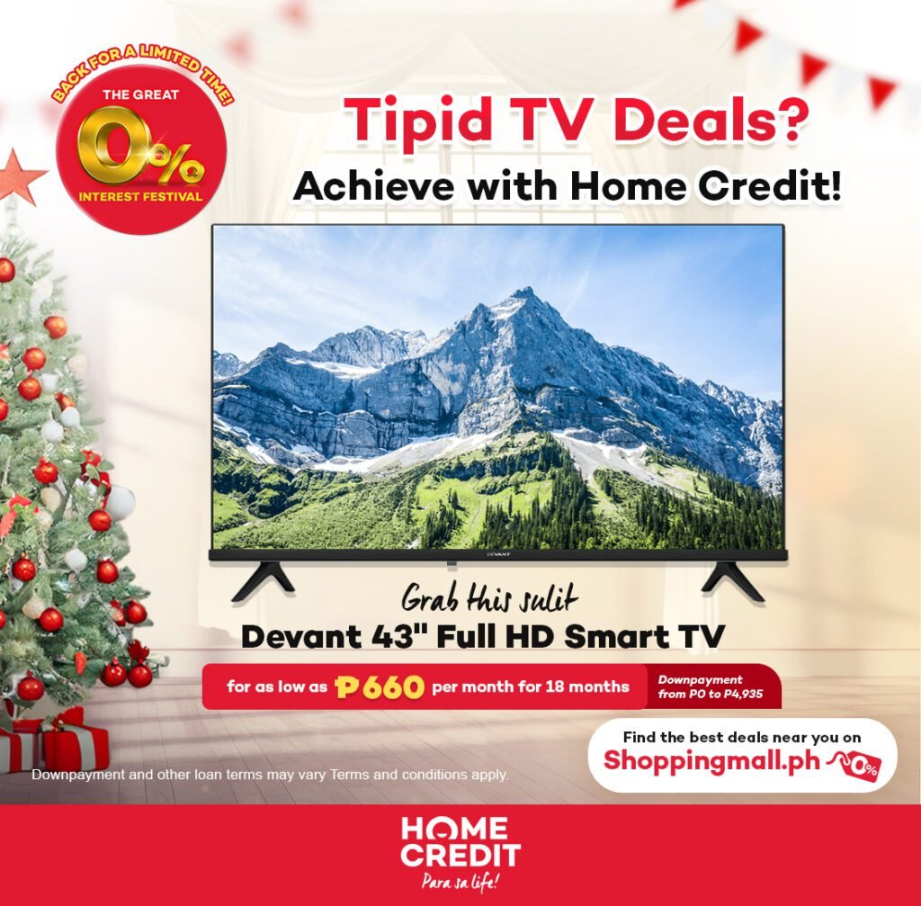 Home Credit Philippines, shopping, 13th month, Christmas bonus, best smart TV this season, 0% interest on installment plans, home theater system, android TV, Bacolod blogger, shopping, Christmas shopping