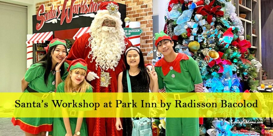 Joyous Luminescence - Santas Workshop - Santa Claus- elves - Park Inn by Radisson Bacolod - Christmas -Siobe Shane with Santa