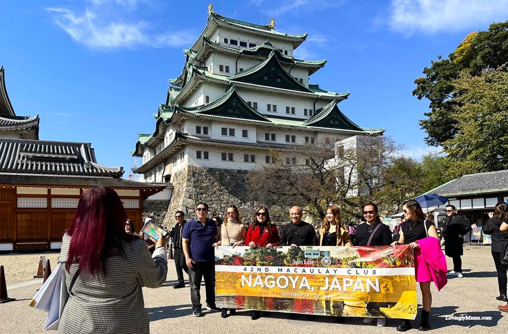 Sun Life Macaulay Club - Sun Life Philippines - life insurance - financial advisors - autumn in Nagoya Japan - travel blogger - Nagoya Castle group pic