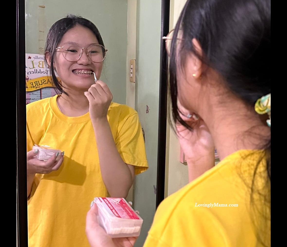 Flossing and Brushing with Fluoride Toothpaste for Dental Health