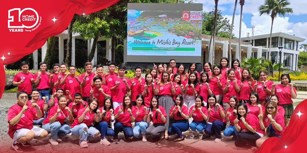 Home Credit Philippines employees at Enchanted Kingdom for 10th Anniversary - magical getaway, Misibis Bay Resort