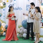 blessing ceremony for our daughter - Quinceañera - 15th birthday - Apollo Restaurant Hilado - Bat Barakah - rite of passage - oath