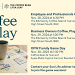 Sun Life's Coffee and Play for Life - Coffee Bean and Tea Leaf - CBTL