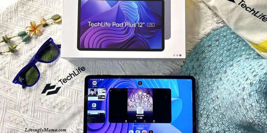 TechLife Pad Plus 12 Specs - Ibis Paint - 13MP main camera - flat lay