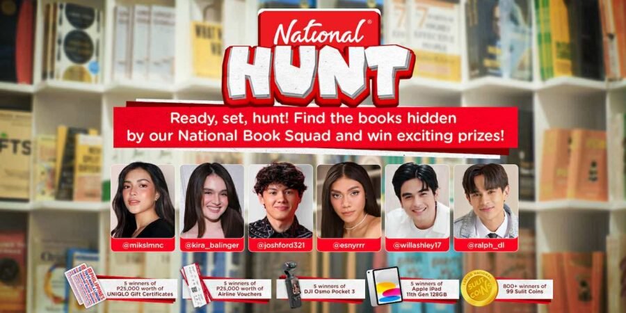 The National Hunt - PBB Celebrity Collab - National Book Store bookshelves - cover