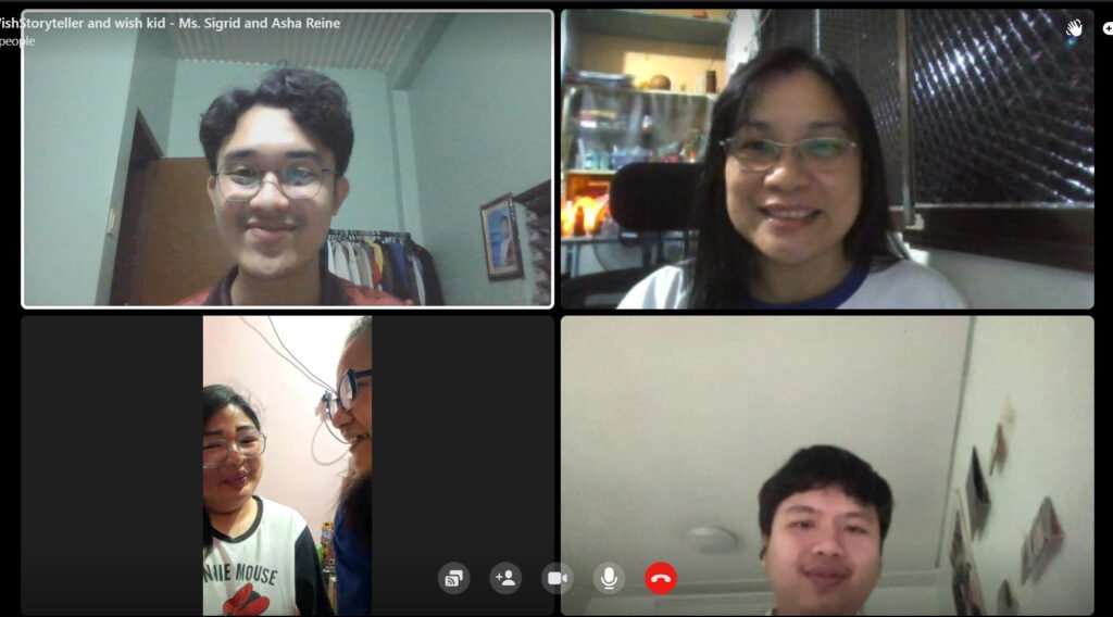 My Zoom interview with with Mommy Regina and Asha.