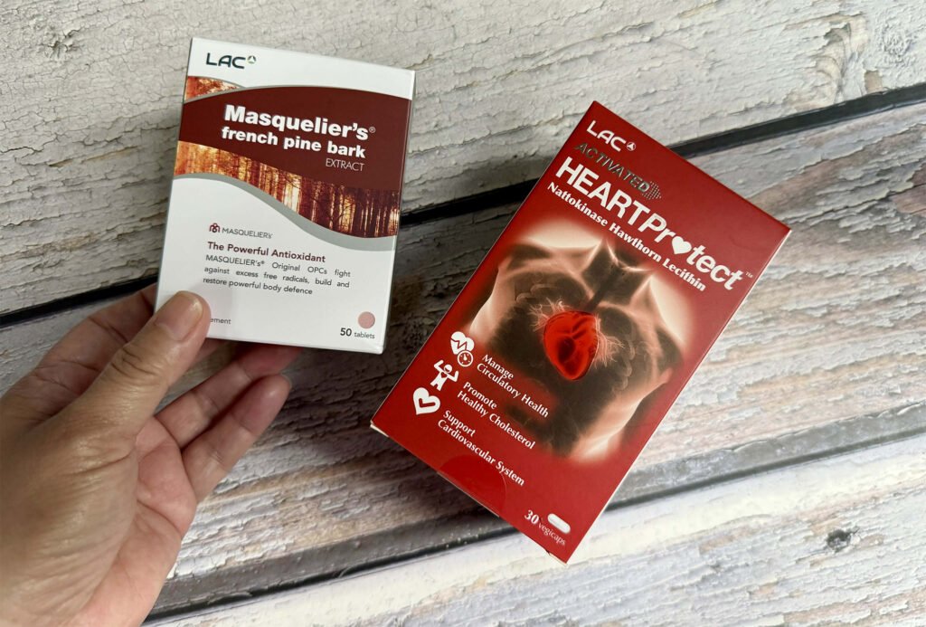LAC Masquelier's French Pine Bark and LAC Activated Heart Protect -- 2 premium antioxidants that support cardiovascular health.